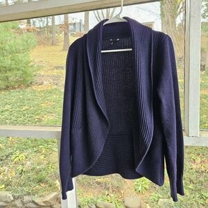 H&M Navy Blue Cardigan Sweater